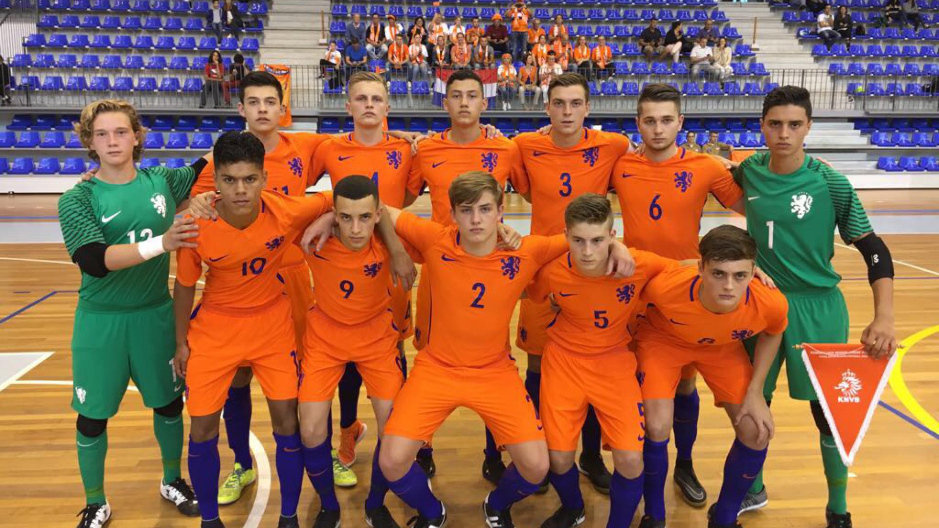 Zaalteam onder 18 treft Rusland in kwalificatie Spelen OnsOranje